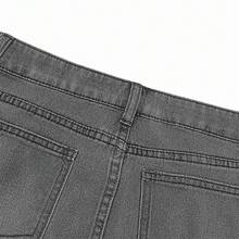 2026 Herbst Y2K Stil Damen Mid-To-Low Waist Sexy Mini Denim Rock Lässig Sommer - Dunkelgrau - Übersicht 8