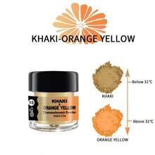 Bubuk Pigmen Termokromik, Aktif pada Suhu 88℉/31℃, Cocok untuk Resin Epoksi, Slime, Seni, Cat, Kain, Pewarna, 5ml/Warna - MultiWarna - View 17