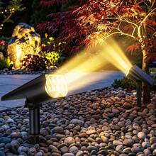 7 LED Solar Spotlight IP65 Outdoor RGB Solar Landscape Light Adjustable Brightness, Suitable For Garden Yard Trees Backyard Driveway Patio Lawn Decoration Path Light Spotlight - 1 - View 3