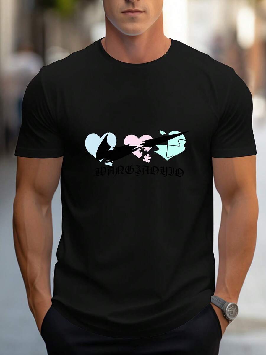 Camisetas de hombre - Negro - Ver 1