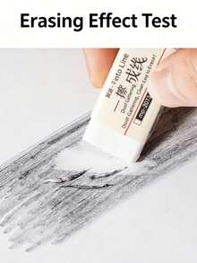 White Eraser, Clean And Soft School Office Stationery Eraser, Suitable For Pencil Drawing And Writing, No Residue No Traces, Ideal For Teachers, Students, Art And Calligraphy Learners, Essential For Work And Back To School - A - View 9