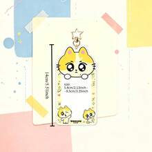 line friends EN K-Pop Cute Cartoon Acrylic Photocard Holder Keychain, Insert Card Photo Frame Bag Pendant, Portable ID Bus Card Protector, Fan Merch, Concert Gathering Decor, Birthday Gift, Holiday Party Favor & Daily Key Accessory - Multicolor - View 2