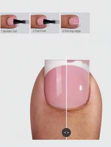150片短方形按压式脚趾甲，白色人造指甲贴片套装，适合DIY，简约百搭，15种尺寸，女士美甲用品 - 白色 - 查看 7
