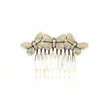 5pcs Women's Vintage Hair Combs Decor, Butterfly Flower Leaf Pearl Rhinestone Metal Hair Combs With Teeth Clips, Crystal Bridal Hair Pins, Suitable For Wedding Accessories, Daily Wear, Halloween - Multicolor - View 10