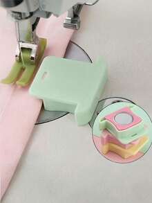 2pcs/Pack Multi-Function Magnetic Sewing Machine Guide, 1pc, With Anti-Curl Guard And Scale Positioner, Plastic Material, New Multi-Function Sewing Machine Tool, Polygonal Strong Magnetic Gauge, Edge Guide Sewing Accessory - Multicolor - View 15
