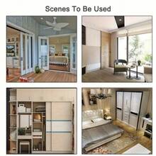 2Pcs Sliding Door Roller Hardware Slide Doors Pulley 4 Wheels Rail Track Home Room Wood Door Hanging Wheels Rail Track Pulley - 2-piece Wheel - View 4
