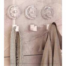 3PCS Detachable Suction Cup Hooks, Tool-Free Wall Hanging Hooks, Highly Attractive Portable Decorative Accessories, Suitable For Room Decoration, Christmas, Halloween, Home Decor, Applicable To Entryway, Laundry Room, Apartment - Multicolor - View 11