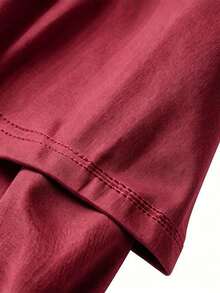Women T-Shirts - Burgundy - View 4