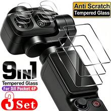 3pcs/Pack High Definition Tempered Glass Screen Protector Film [3+3+3] Anti-Scratch Lens Glass Film Protector For OSMO Pocket 4 Pro/4/3 - View 2