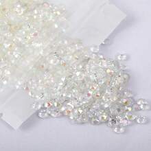 YONGNING 多色透明 AB 樹脂非熱熔水鑽 3-5mm 平底樹脂水晶 DIY 裝飾套組 - 3mm 3100pcs - 查看 18