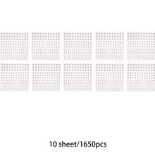 1650顆自黏珍珠貼紙，4種尺寸，乳白色珍珠，適用於珠寶、指甲、臉部、身體、頭髮、手機裝飾，0.12in/0.16in/0.20in/0.24in，美學風格 - 白色 - 查看 11