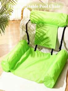 Inflatable Swimming Pool Floating Chair, Colorful Durable Polyester Hammock-Style Lounge Chair With Armrests And Headrest, Suitable For Relaxing At Beach, Lake Or Pool - Inflatable Floating Seat - View 9