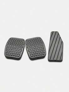3pcs Universal Manual Transmission Pedal Rubber Covers, Non-Slip Dotted Texture Clutch, Brake And Accelerator Pedal Pads, Soft Rubber Replacement Pedal Covers, Suitable For Most Manual Transmission Vehicle Interior Accessories - A - View 7