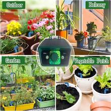 Plant Automatic Watering Timer, Solar Powered Watering Kit, Knob-Style Simple Programming, Easy To Operate, Automatic Watering System, 12 Watering Modes, Simple Operation, Suitable For Vacation Garden Balcony Outdoor Yard Plant Potted Watering Care - A - View 6