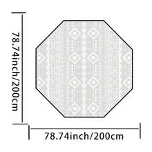 Hexagonal Geometric Pattern Portable Picnic Mat - Multicolor - View 7