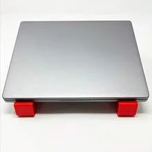 Portable Laptop Stand, 3D Printed Ventilated Ergonomic Laptop Riser, Lightweight Compact Desktop Cooling Bracket, Improves Heat Dissipation And Posture, Universal Fit For All Laptops, Suitable For Office And Home Use - A - View 3