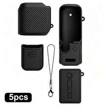 5pcs Silicone Protective Case Compatible With OSMO Pocket 4 & 4P, Lens Protector Anti-Scratch, Suitable For OSMO Pocket 4 Accessories Set/Kit - View 12