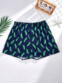 4pcs/Pack Men's Multi-Color Printed Comfortable Boxer Briefs - Multicolor - View 4