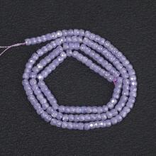 1strand 2x3mm Colorful Cubic Zirconia Stone Small Beads Faceted Shiny Loose Bead For Jewelry Making DIY Tiny Bracelet Necklace Handicrafts - Multicolor - View 11
