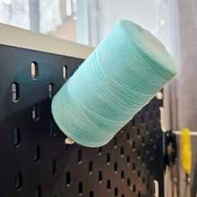 12入 1/4英吋洞板捲線鉤 45度斜角捲線架，適用刺繡縫紉、拼布手工，可用於線軸、膠帶、紙捲的洞板收納整理配件 - A - 查看 8