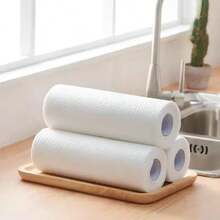 Non-Woven Disposable Cleaning Cloths Rags For Household Kitchen Dishwashing Scouring Pads Dishcloths Wipes Towels Cleaner Tools - A - View 1