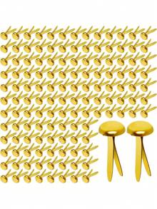 Paper Brass Fasteners, 3/4-Inch Metal Brass Brads Round Brads For Paper Crafts Making DIY, 264Pack - Multiple Styles - View 1