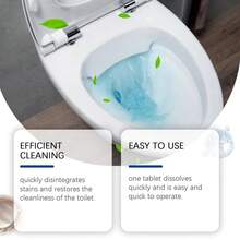 Toilet Bowl Cleaning Effervescent Tablets, Descaling Urine Stain Toilet Cleaner, Odor Remover - 固體 - 查看 4