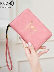 FOREVER MIYIN RFID Blocking Zipper Around Passport Holder With Wrist Strap, Multi Slot Passport Holder Document Organizer, Travel Essentials For Flight & Vacation - Multicolor - View 18