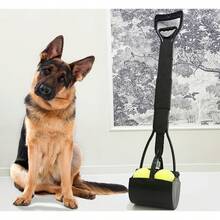 Pet Poop Scoop Clip-Style Dog Waste Picker, Heavy Duty Long Handle Pet Feces Picker, Suitable For Dogs, Puppies, Cats, Pet Cleaning Tool, Durable Dog Poop Grabber, Easy To Clean, Outdoor Pet Poop Scoop, Dog Walking Gear - View 5