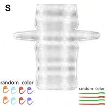 DIY Crochet Bag Kit With Plastic Mesh Canvas Sheets And Ribbon Set, Suitable For DIY Handmade Shoulder Bag, Includes Crochet Tools - Multiple Attributes - View 8