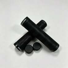 MOTSUV 1 Pair Mountain Bike Handlebar Grips, Single-Sided Lock-On Rubber Hand Grips, Anti-Slip Durable Dual-Channel Rubber - Multicolor - View 10
