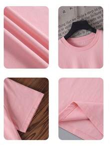 Women T-Shirts - Pink - View 5