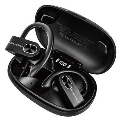 Fone De ouvido Bluetooth Sem Fio 5.3 Wireless Com Led 80mah 15h
