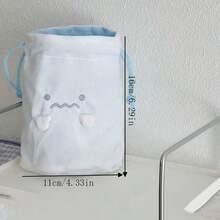Ember Penyimpanan Ekspresi Lucu dengan Kaki Kecil 3D dan Penutup Tali Serut – Organizer Kamar Tidur, Samping Tempat Tidur, dan Meja untuk Merapikan Barang-Barang Kecil; Sempurna untuk Boneka, Alat Tulis, dan Kosmetik – Perlengkapan Penting yang Manis dan Terinspirasi Anak Perempuan untuk Asrama dan Rumah - MultiWarna - View 7