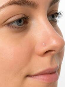 36Pcs/Set Clear Piercing Jewelry Plastic Earrings Nose Rings Studs Septum Belly Button Ring Piercing Retainers For Surgery Work Sports Back To School - Clear - View 6
