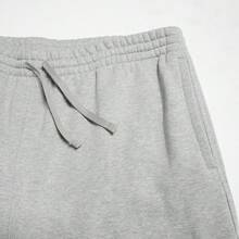 Adidas Men's Simple Versatile Thin Fleece Sports Casual Jogger Pants, Autumn/Winter, IS1579 - Medium Heather Gray - View 3