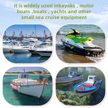 Bungee Dock Lines Boat Ropes For Docking With Loop Boat Accessories - 3 Feet Shock Cords Docking Rope Mooring Rope For PWC, Pontoon, Kayak, Canoe, Power Boat, Watercraft Yellow 3Feet 2 Pack - Multicolor - View 8