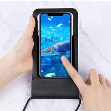1pc Large Widened Dual-Use Waterproof Storage Bag, Can Hold Power Bank + Mobile Phone, Suitable For Outdoor Rafting And Hot Springs, Long Sealed - Large - View 4