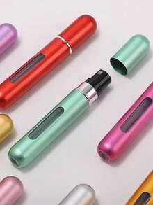 1個 8ml 可重複填充香水噴霧瓶，底部填充設計，便攜旅行香水噴霧瓶，可重複使用噴霧容器，適合海灘，中性，香水瓶，旅行瓶 - 彩色 - 查看 4