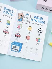 Buku Latihan Sortir Logika Menyenangkan untuk Anak-Anak, Buku Kerja Pengenalan dan Menulis Benda Sehari-hari, Perlengkapan Belajar Kembali ke Sekolah, Buku Catatan Hadiah Kelas untuk Guru - MultiWarna - View 5