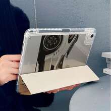 1PC Retro Racing Car Print Tablet Case 3+Y Fold Multi-Angle Magnetic Stand Tablet Case With Pen Slot & Auto Sleep/Wake Protective Cover, Compatible With IPad PRO/AIR, Compatible With SAMSUNG,Compatible With XIAOMI Pad 5/6/21,Compatible With Oppo Pad,Compatible With Huawei Matepad,Compatible With Honor Pad - Multicolor - View 6