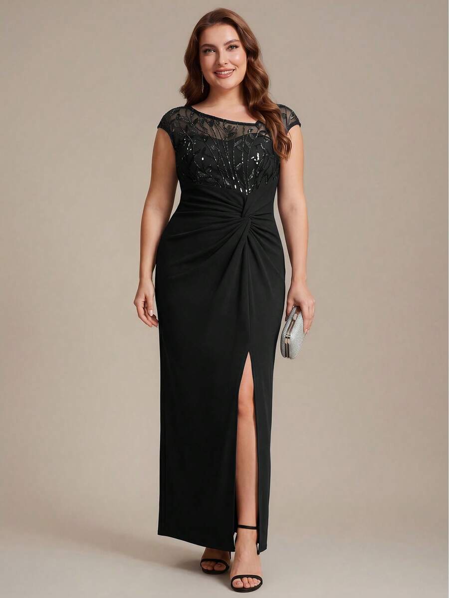 EVERPRETTY Women Plus Formal & Evening Dresses - 黑色 - 查看 1