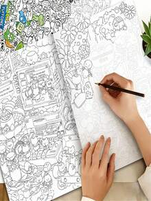 Stress Relief Doodle Book, Featuring Exquisite Doodle Patterns For You To Trace And Color, Designed To Provide A Creative Outlet For You, Whether You Are An Art Enthusiast Or Someone Looking For Ways To Relieve Stress - A - View 5