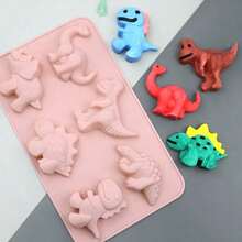 1pc Dinosaur Shaped Mini Handmade Soap Mold, Suitable For DIY Handmade Soap, Candles, Resin And Plaster Molds, Reusable - A - View 15