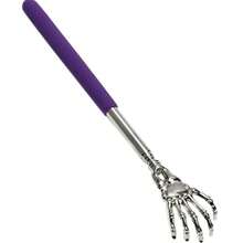1pc Random Color Skeleton Hand Back Scratcher,Telescopic Back Scratcher,Stainless‑Steel Back Scratcher,Portable Itch Relief Tool,Massager For Back Shoulder Neck. - A - View 5