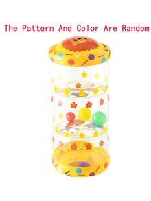 1pc Baby Push-Pull Walker Toy, New Inflatable Baby Walker, Baby Crawling Drum, Early Education Puzzle Development And Activity Toy, Early Learning Walker Toy Gift For Baby - Multicolor - View 4