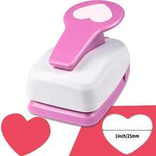 1 Inch 25mm Heart Paper Hole Puncher Cutter Tool Daily Fashion Heart Shape 1 Inch 25mm DIY Portable Suitable For Paper Crafts Cardmaking Scrapbooking For Journaling For Student - 1 Inch 25mm Heart Puncher - View 2