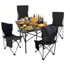 Folding Tables & Chairs - Multicolor - View 2