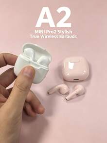 Earbud TWS Bluetooth Nirkabel dengan Peredam Kebisingan, Kualitas Suara Stereo HiFi, Casing Pengisian Daya Nirkabel, Desain In-Ear Tahan Air, Cocok untuk Perjalanan, Kebugaran, Aktivitas Luar Ruangan, dan Penggunaan Sehari-hari - A - View 2