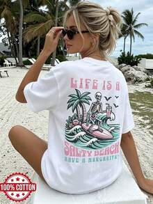 Women T-Shirts - White - View 1